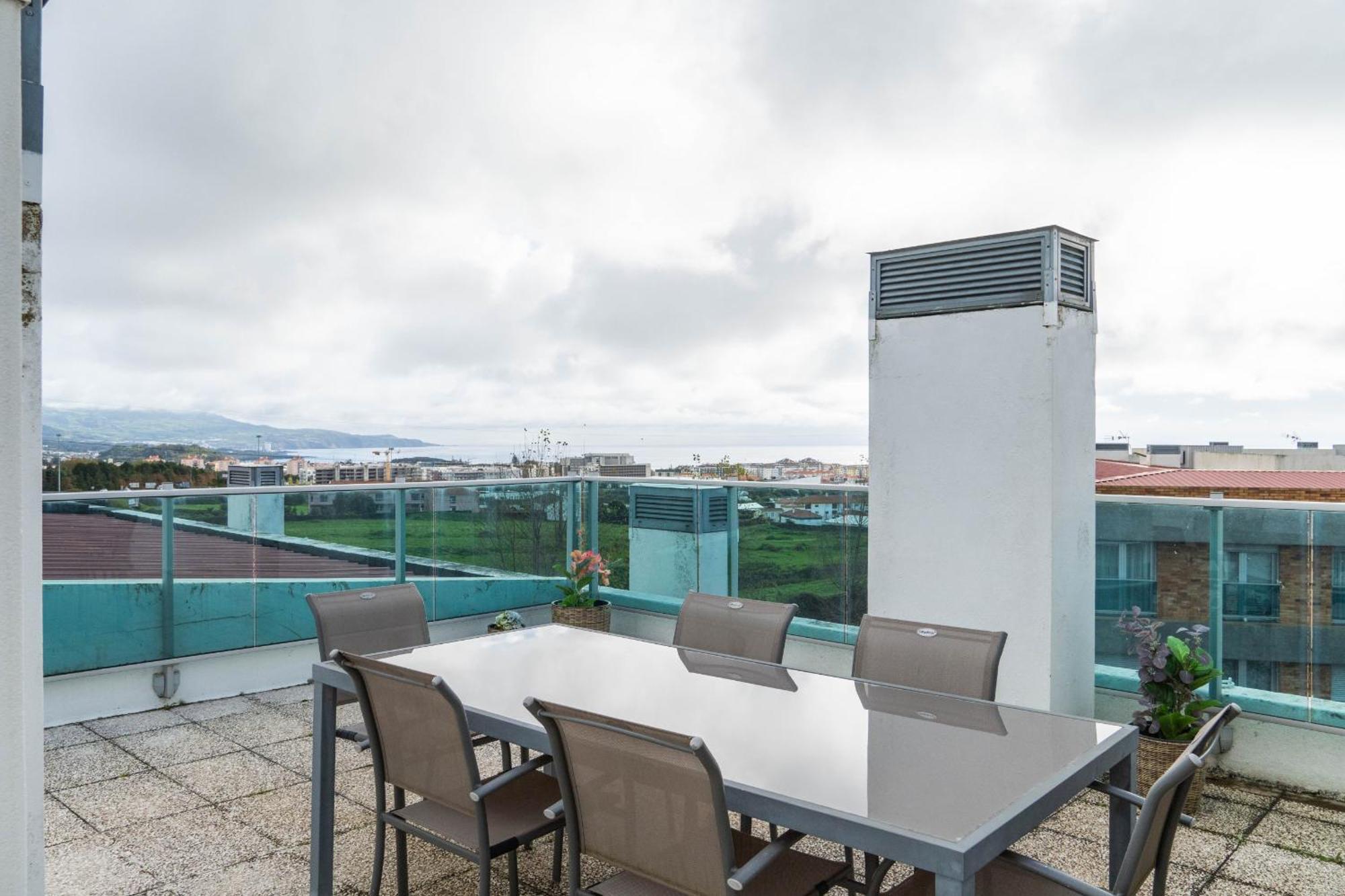 Rooftop Terrace Apartment Pdl Ponta Delgada Zewnętrze zdjęcie