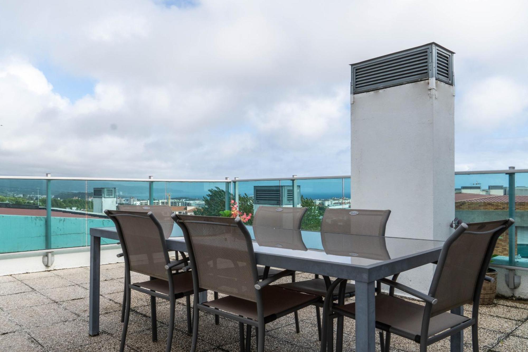 Rooftop Terrace Apartment Pdl Ponta Delgada Zewnętrze zdjęcie